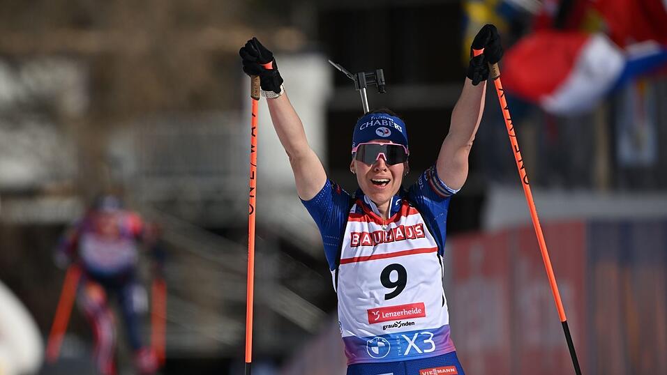Océane Michelon gewann WM-Silber im Massenstart. (Archivbild)
