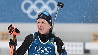 Blieb auch im letzten Rennen ihrer Karriere ohne Olympia-Einzelmedaille: Franziska Preu&szlig;