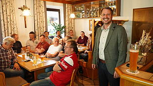 B&uuml;rgermeister Matthias Kohlmayer stand Rede und Antwort.