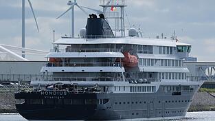 Das Kreuzfahrtschiff wurde desinfiziert. (Archivbild) Das Kreuzfahrtschiff wurde desinfiziert. (Archivbild)