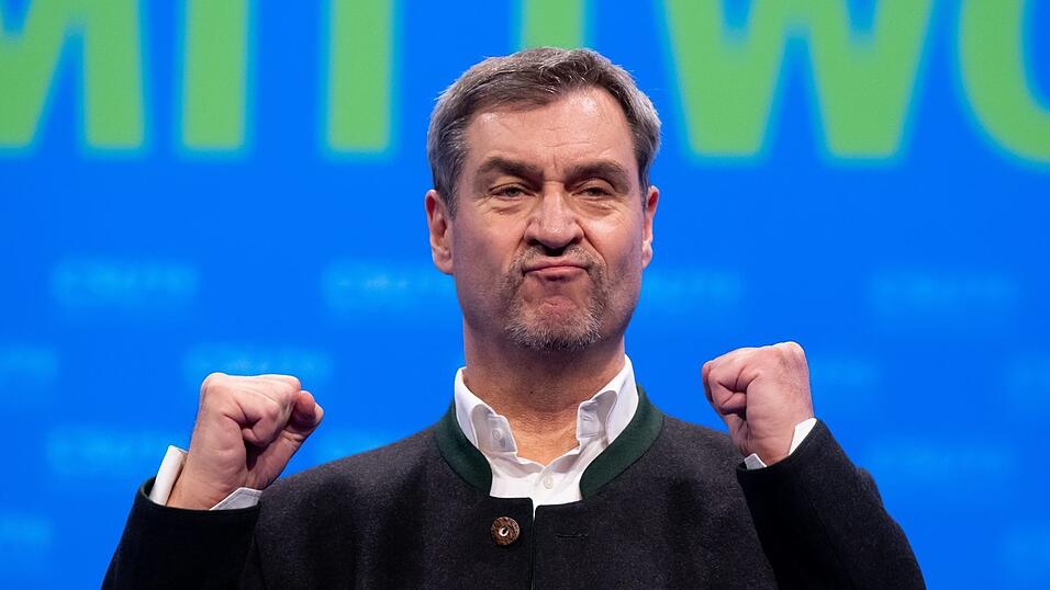 Der CSU-Vorsitzende Markus Söder gibt sich kämpferisch, spricht aber auch von großen Herausforderungen fürs Land. Der CSU-Vorsitzende Markus Söder gibt sich kämpferisch, spricht aber auch von großen Herausforderungen fürs Land.