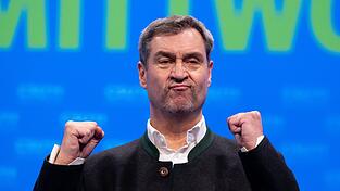 Der CSU-Vorsitzende Markus Söder gibt sich kämpferisch, spricht aber auch von großen Herausforderungen fürs Land.