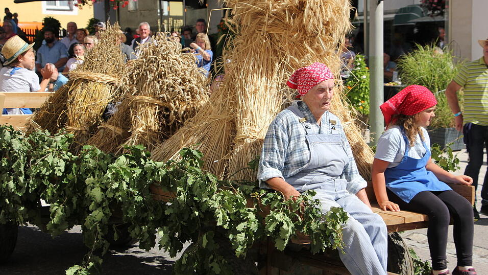 Der 35. Rosstag in Bad K&ouml;tzting. Bilder vom Festumzug &bdquo;Landwirtschaft und Handwerk von damals&ldquo;.