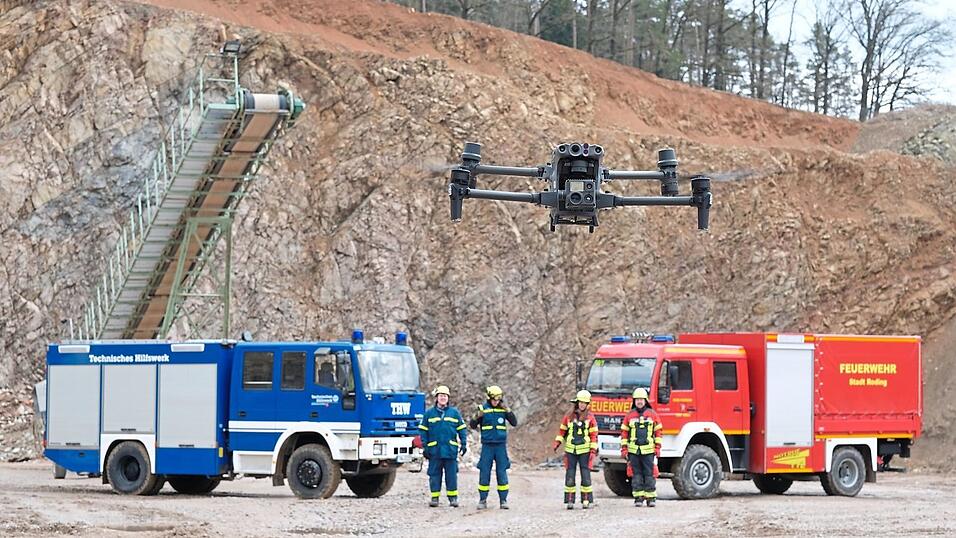Eigens f&uuml;r Hilfsorganisationen konzipiert: Die neue Drohne liefert alle wichtigen Informationen.