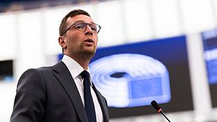 Der Chef des rechtsextremen Rassemblement National (RN), Jordan Bardella. Der Chef des rechtsextremen Rassemblement National (RN), Jordan Bardella.