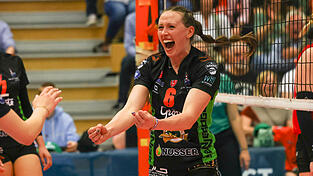 Die NawaRo-Volleyballerinnen um Maia Rackel wollen beim Heimauftakt drei Punkte einfahren.