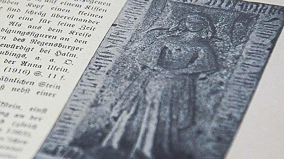 Der Stein von Anna Ulein von 1363.