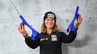 Ist ihre Kr&uuml;cken wieder los: Snowboarderin Ramona Hofmeister. (Archivbild)