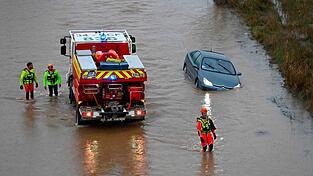 Kurz vor Weihnachten stehen Teile von S&uuml;dfrankreich unter Wasser.