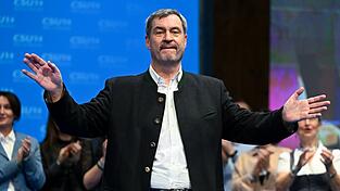 Markus Söder (CSU), Ministerpräsident von Bayern und CSU-Chef, nannte am politischen Aschermittwoch einige Zahlenbeispiele. Markus Söder (CSU), Ministerpräsident von Bayern und CSU-Chef, nannte am politischen Aschermittwoch einige Zahlenbeispiele.