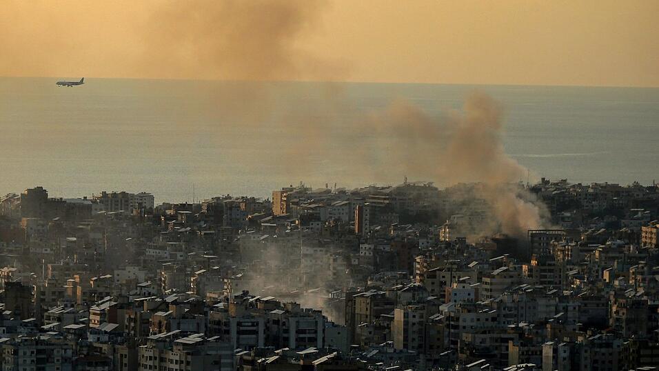 Die Piloten im Libanon starteten teils w&auml;hrend laufender Angriffe in Sichtweite.