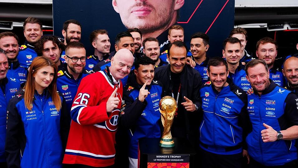 Kurz vor der WM auch in Kanada lie&szlig; sich FIFA-Boss Infantino die Gelegenheit nicht nehmen.