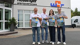 Wer hat die schnellste Ente? Das wollen Armin Hossinger und Carolin Hossinger bei einer Benefizveranstaltung im Rahmen des Jubiläumsjahres von whr Hossinger gemeinsam mit Markus Brahmer und Markus Lickl von der SpVgg-Skiabteilung am 14. September herausfinden. Der Erlös geht an Kuno.