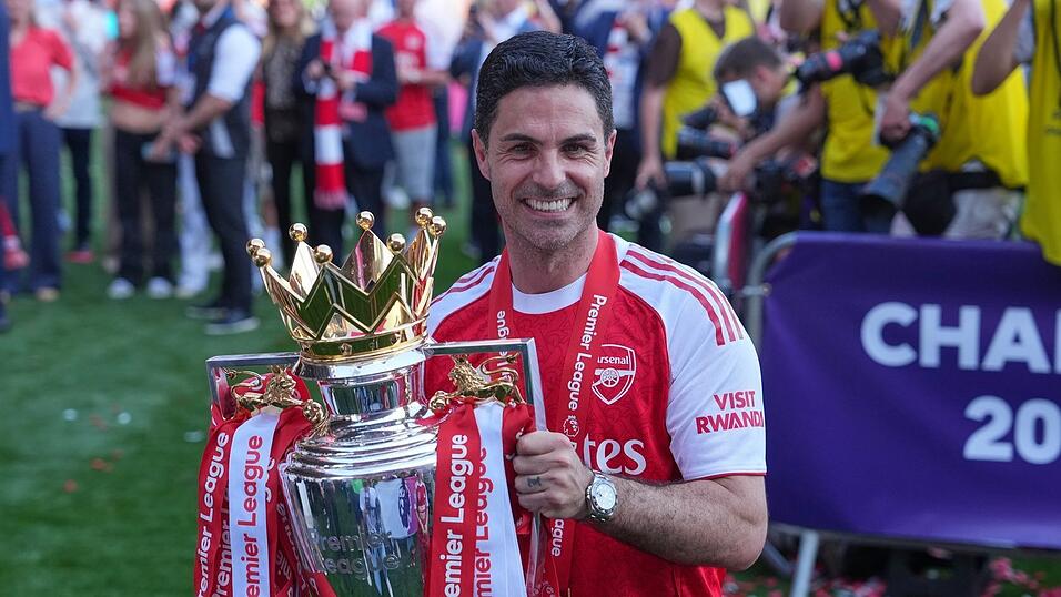 Der Architekt des Arsenal-Erfolgs: Trainer Mikel Arteta. (Archivbild)