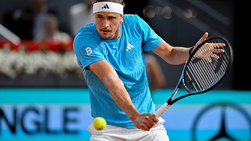 Alexander Zverev erreicht in Madrid das Viertelfinale.