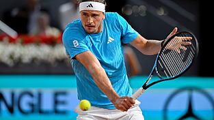 Alexander Zverev erreicht in Madrid das Viertelfinale.