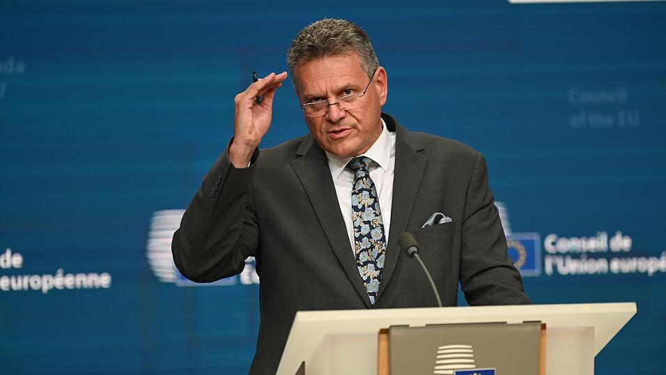 Wenn sich die Entwicklung fortsetzt, könnten wir den bisherigen Rekord übertreffen, sagt EU-Handelskommissar Maroc Sefcovic. (Archivbild) Wenn sich die Entwicklung fortsetzt, könnten wir den bisherigen Rekord übertreffen, sagt EU-Handelskommissar Maroc Sefcovic. (Archivbild)