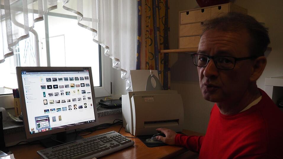 Alles dokumentiert: F&uuml;r Thomas Haug ist der PC das wichtigste Arbeitsger&auml;t, um Ordnung in das Dokumenten- und Fotoarchiv zu bringen.