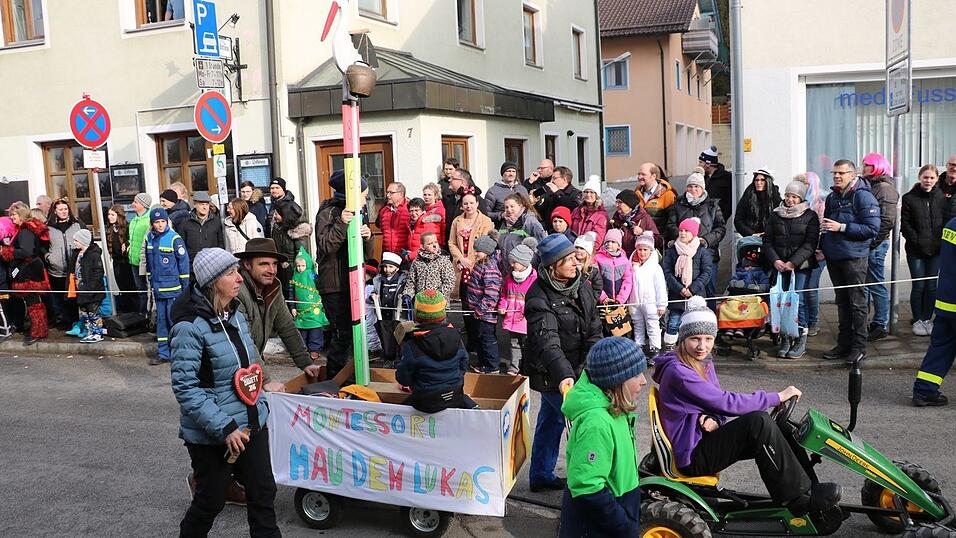 Beim Bogener Faschingsumzug war einiges geboten.