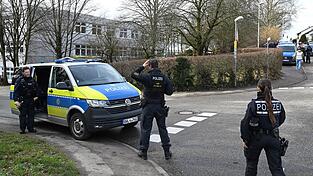 Die Polizei ist an einer Schule in Bretten im Einsatz.
