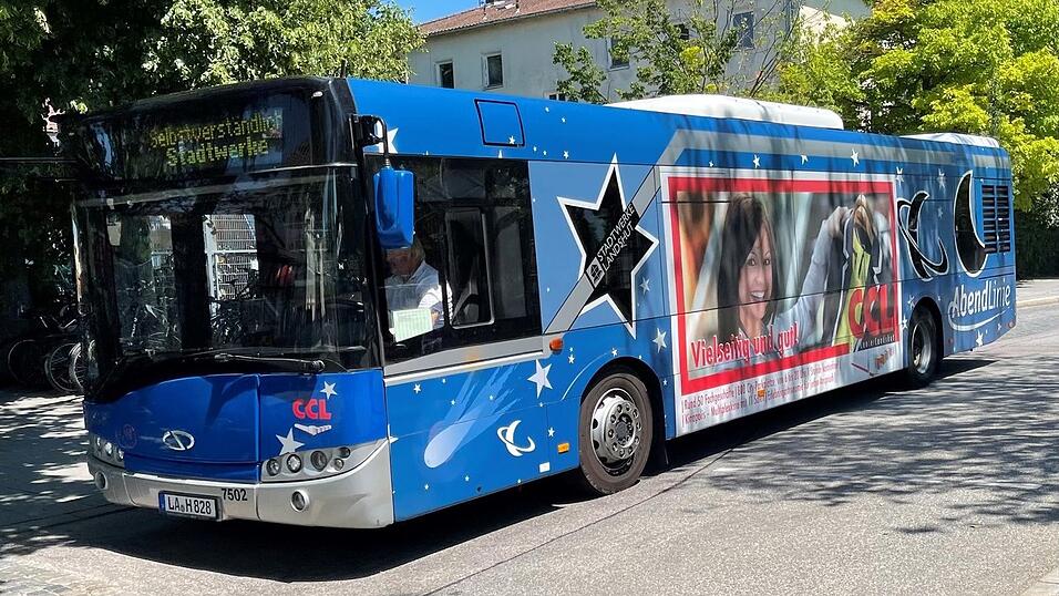 Die Abendlinien der Stadtwerke Landshut fahren wieder nach Mitternacht.