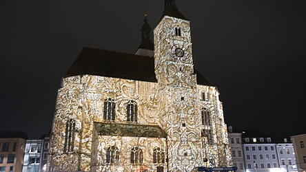 Die Neupfarrplatzkirche beim jüngsten Relight-Festival. Die Neupfarrplatzkirche beim jüngsten Relight-Festival.