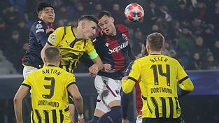 Die BVB-Abwehr wurde in Bologna gefordert.