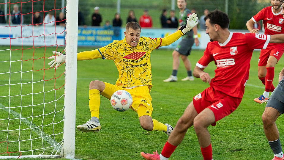 Mit seinem sechsten Saisontreffer in der Bayernliga Süd erzielte Baran Berk das 1:0 für Hankofen - die Führung brachten die Dorfbuam jedoch nicht über die Zeit. Mit seinem sechsten Saisontreffer in der Bayernliga Süd erzielte Baran Berk das 1:0 für Hankofen - die Führung brachten die Dorfbuam jedoch nicht über die Zeit.