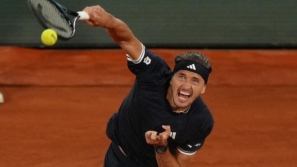 Auf den Aufschlag war bei Alexander Zverev wieder Verlass.