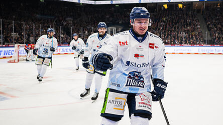 Die Straubing Tigers um Marcel Brandt schwimmen weiterhin auf einer Erfolgswelle. Die Straubing Tigers um Marcel Brandt schwimmen weiterhin auf einer Erfolgswelle.
