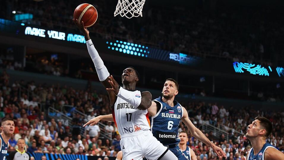 Dennis Schröder suchte gegen Slowenien lange seinen Rhythmus.