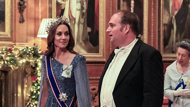 Sebastian Roloff auf Schloss Windsor - zusammen mit Prinzessin Kate.