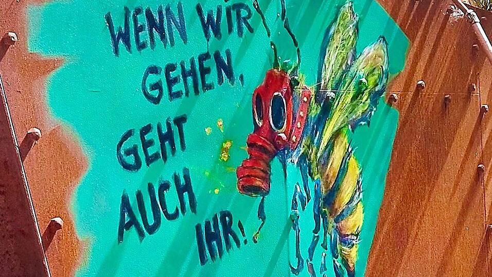 ... und als angsteinfl&ouml;&szlig;ende Mahnung.