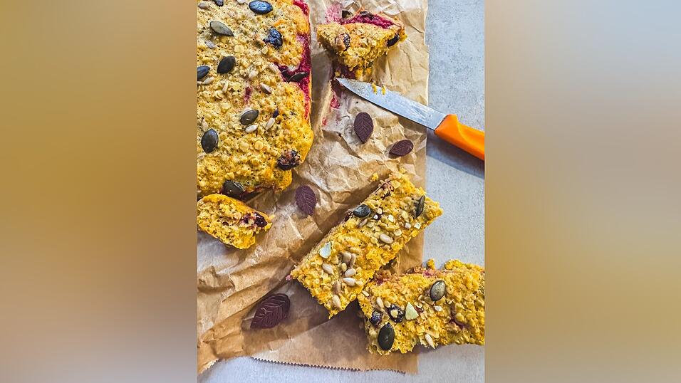 Haferkuchen mit Beeren Haferkuchen mit Beeren