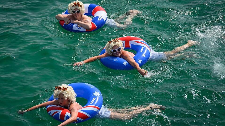 Hunderte im Marilyn-Monroe-Look nahmen an der Veranstaltung teil.