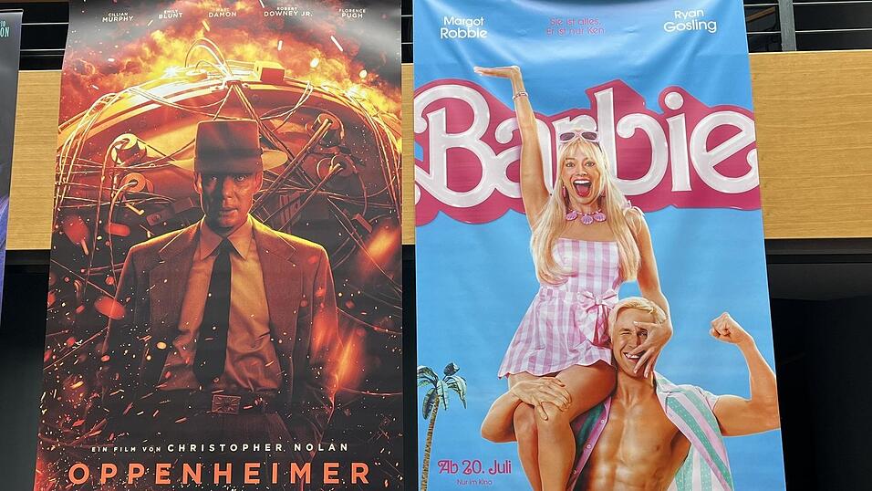 Zwei Filme, die unterschiedlicher nicht sein k&ouml;nnten: Oppenheimer und Barbie im Citydom.