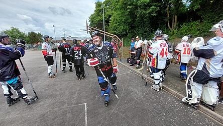 Inline-Hockey-Turnier zum Jubil&auml;um des SSFV Irlbach.