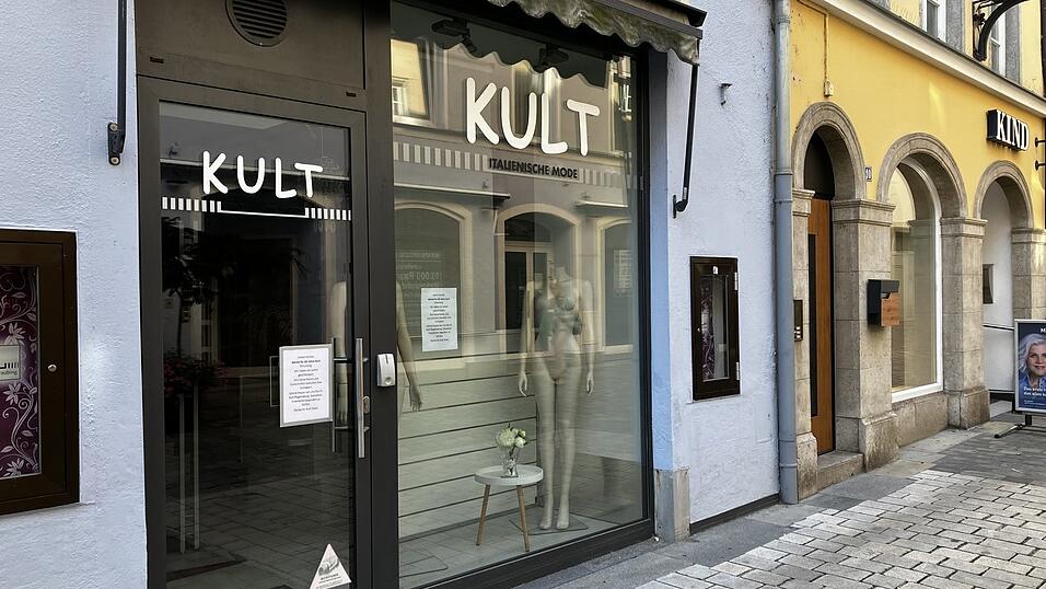 Ein weiterer Leerstand in der Steinergasse: &bdquo;Kult&ldquo; ist seit wenigen Wochen geschlossen.