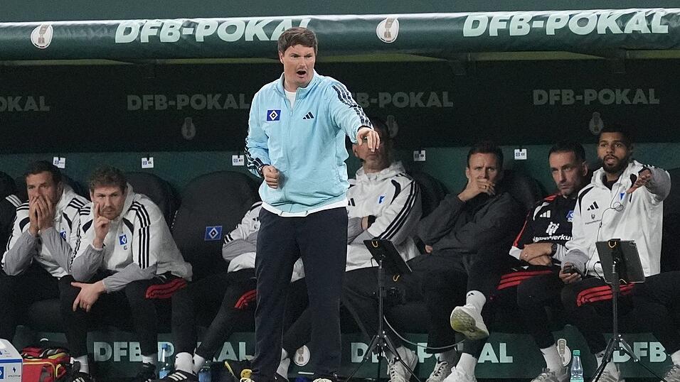 Musste auf eine halbe Stammelf verzichten: HSV-Trainer Merlin Polzin. Musste auf eine halbe Stammelf verzichten: HSV-Trainer Merlin Polzin.