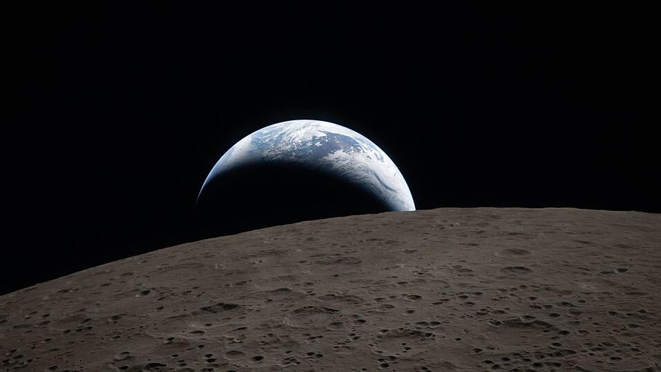 Die «Artemis 2»-Crew hat während ihres Fluges um den Mond diesen Blick auf die Erde aufgenommen. Die «Artemis 2»-Crew hat während ihres Fluges um den Mond diesen Blick auf die Erde aufgenommen.