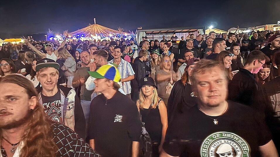 Gute Stimmung beim Open Air in Weigendorf.