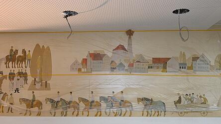 Das Gemälde von Helmut Münch soll restauriert werden.