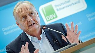 Joachim Rukwied, Pr&auml;sident des Deutschen Bauernverbandes, stellt die Erntebilanz 2024 vor.