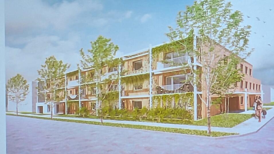 Planskizze f&uuml;r das k&uuml;nftige Mehrgenerationenwohnen im Stutzwinkel.