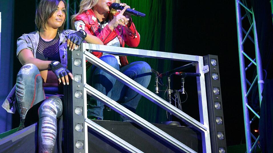 Anastacia rockte das Bluetone-Zelt. Anastacia rockte das Bluetone-Zelt.