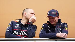 Gianpiero Lambiase (l) wird Red Bull und Max Verstappen verlassen. (Archivbild) Gianpiero Lambiase (l) wird Red Bull und Max Verstappen verlassen. (Archivbild)