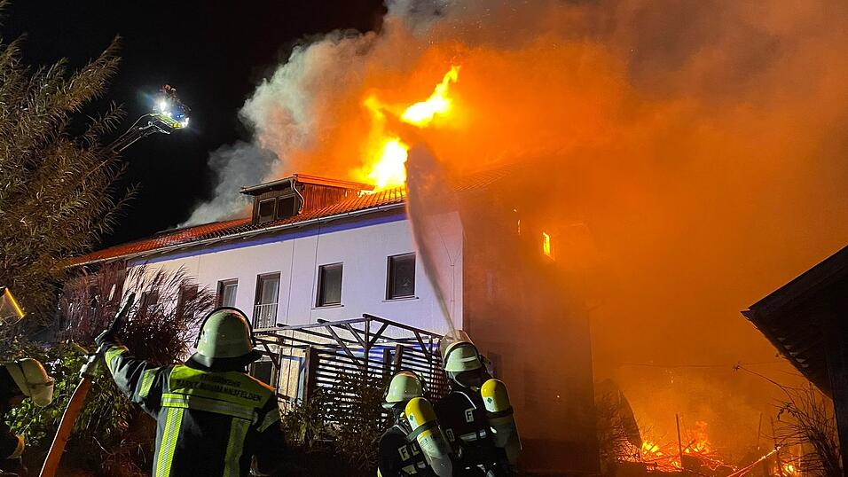 Mehrere Feuerwehren waren im Einsatz.