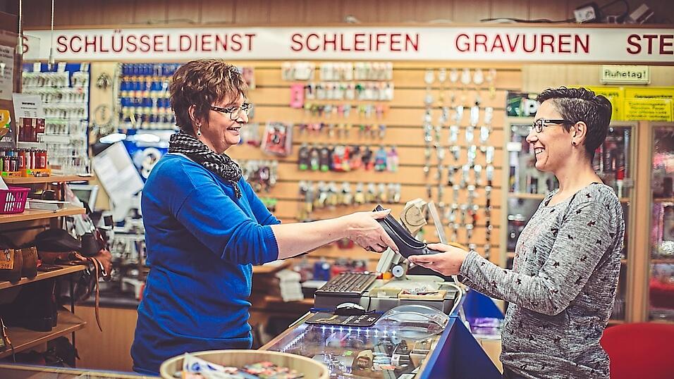 Schon vor ihrem Schuster- und Schl&uuml;sselservice habe sich an der Amanstra&szlig;e eine Schusterei befunden, berichtet Bianca Cicciarella-Vella.