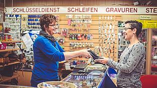 Schon vor ihrem Schuster- und Schl&uuml;sselservice habe sich an der Amanstra&szlig;e eine Schusterei befunden, berichtet Bianca Cicciarella-Vella.