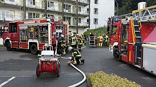 Der vom Brand betroffene Klinikbereich Der vom Brand betroffene Klinikbereich
